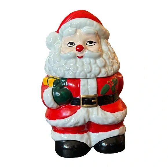 Santa Cookie Jar. - Picture 1 of 2